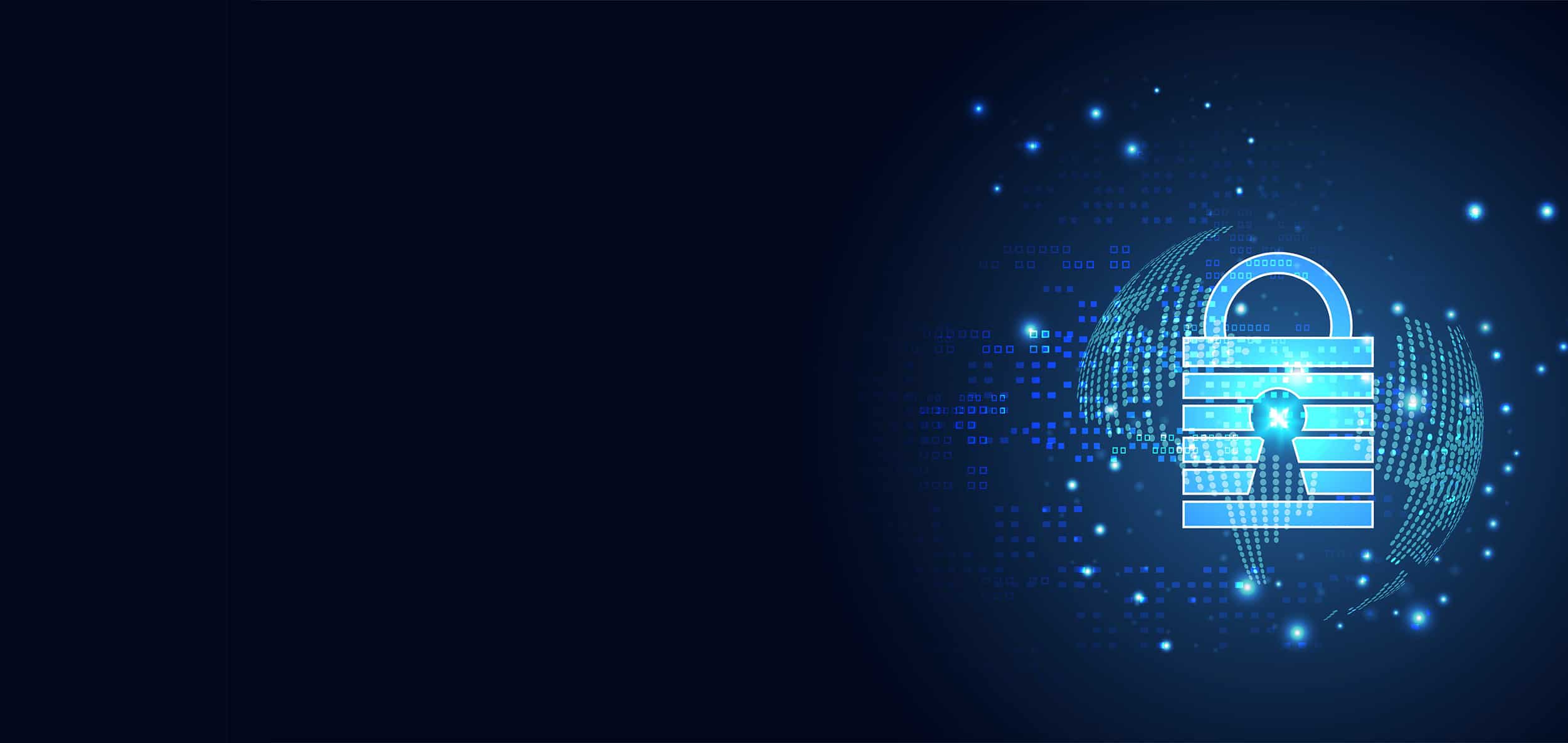 cyber security privacy world protect information network concept