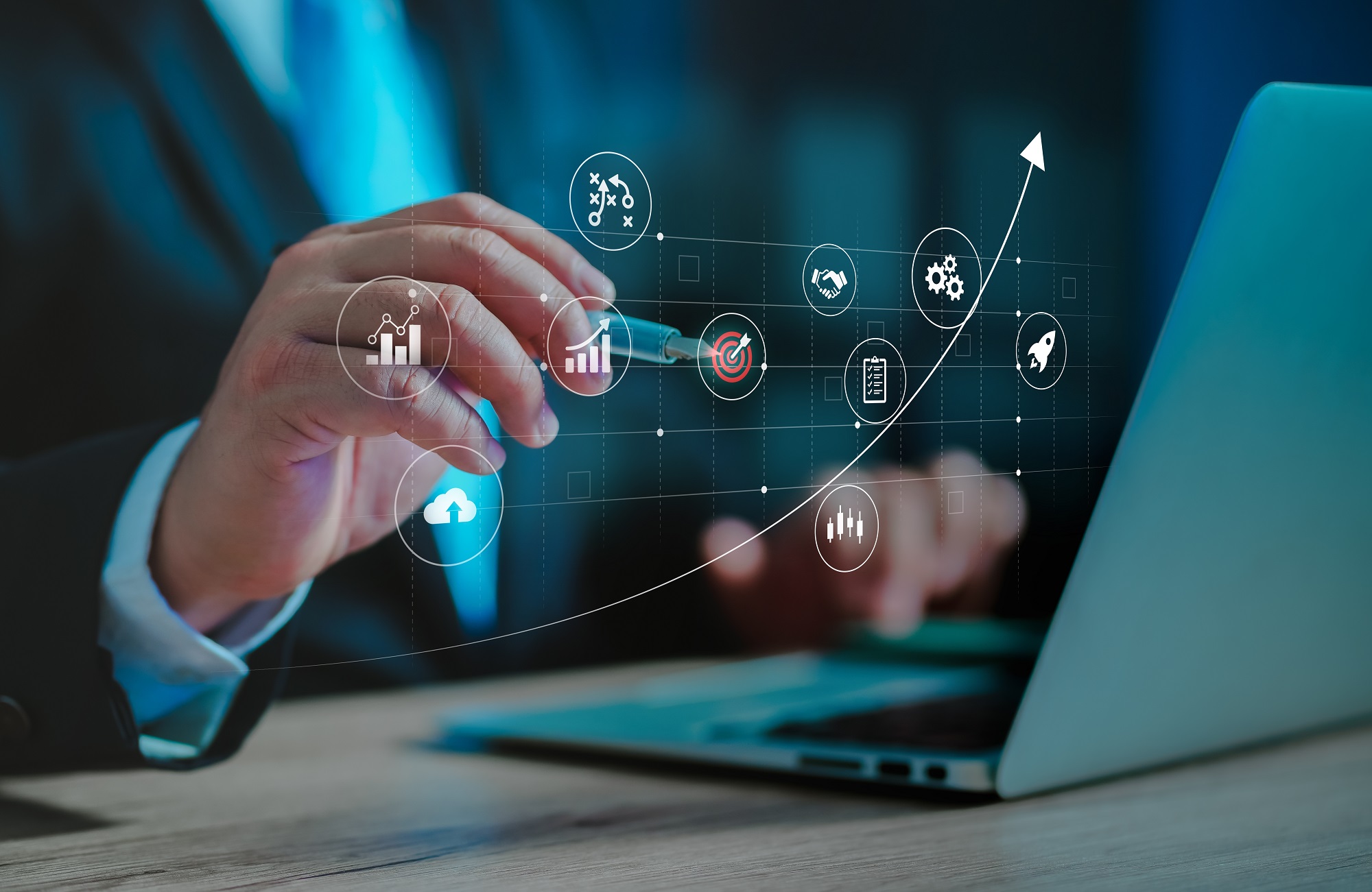Man doing IT audits for cyber security