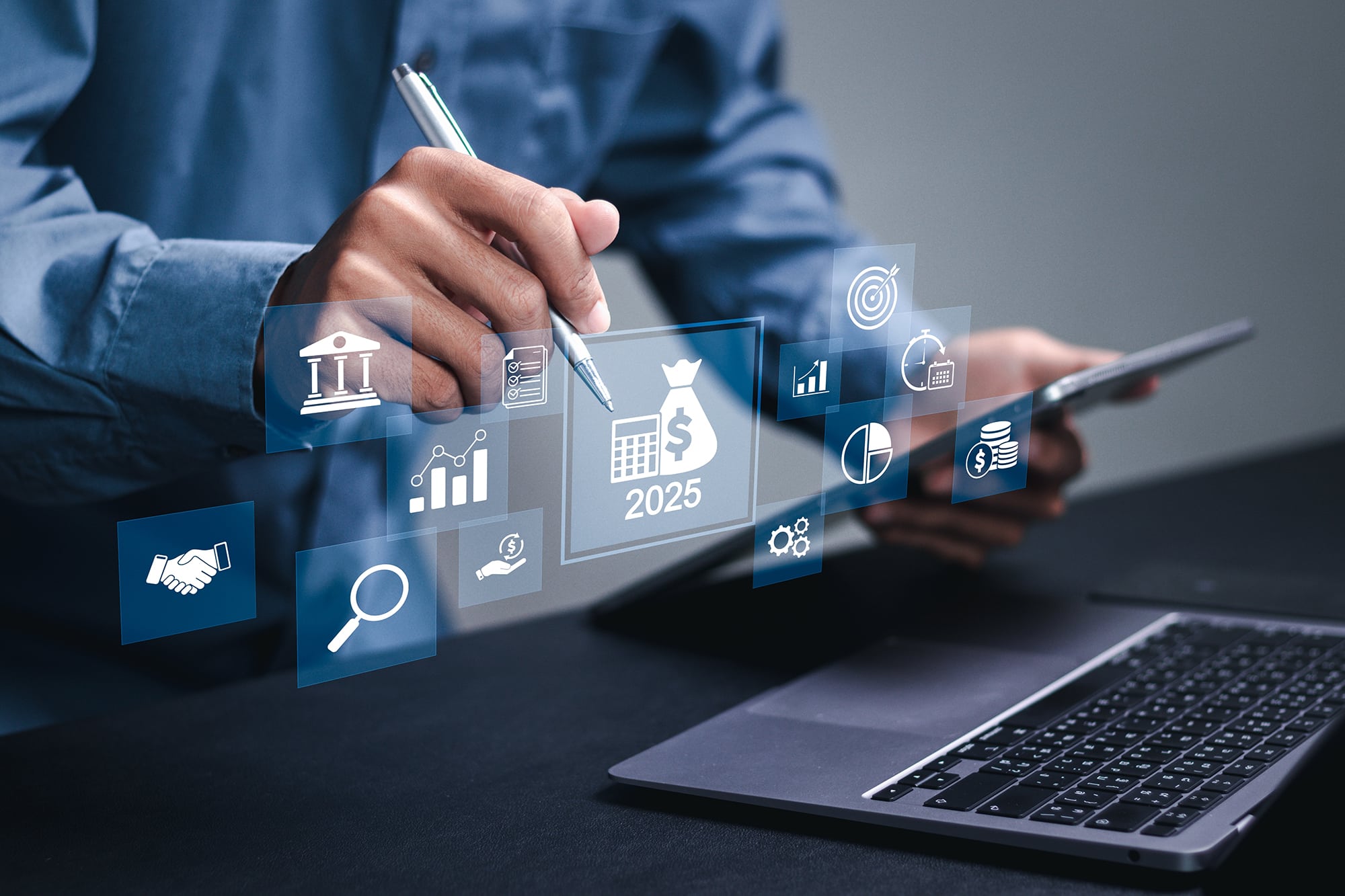 Calculate company income and expenses