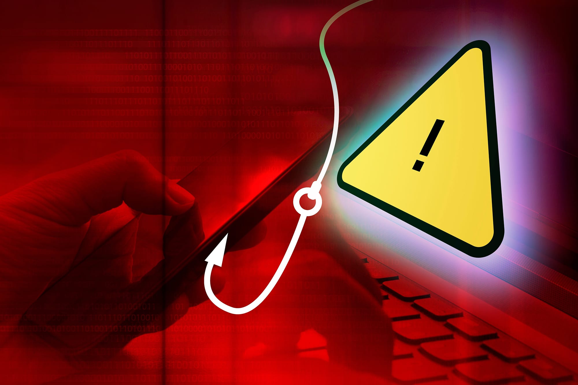 Phishing mail alert , cyber crime hacker caution