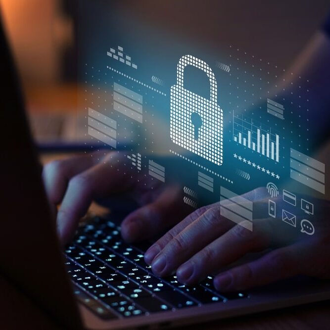 Data,Protection,And,Cybersecurity,Concept,,Internet,Network,Security,Online,With data protection and cybersecurity concept