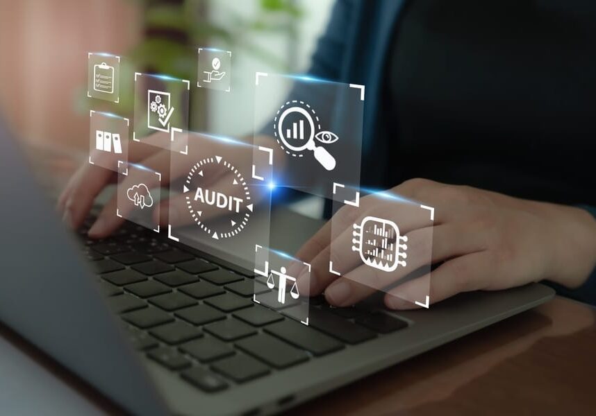 Using,Artificial,Intelligence,Technology,In,Internal,Audit,Concept.,Examination,And Using artificial intelligence technology in internal audit