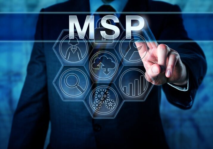 Corporate,Manager,Is,Pushing,Msp,On,An,Interactive,Touch,Screen Corporate manager is pushing MSP on an interactive touch screen display.