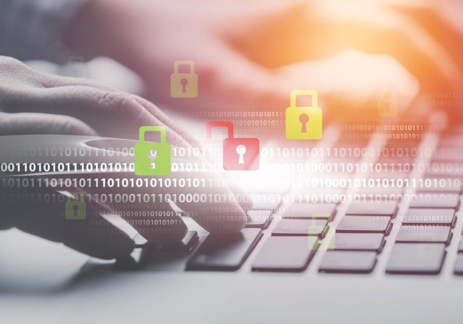 Virtual,Locking,Mechanism,Illustration,And,Computer,Keyboard cyberthreats activity