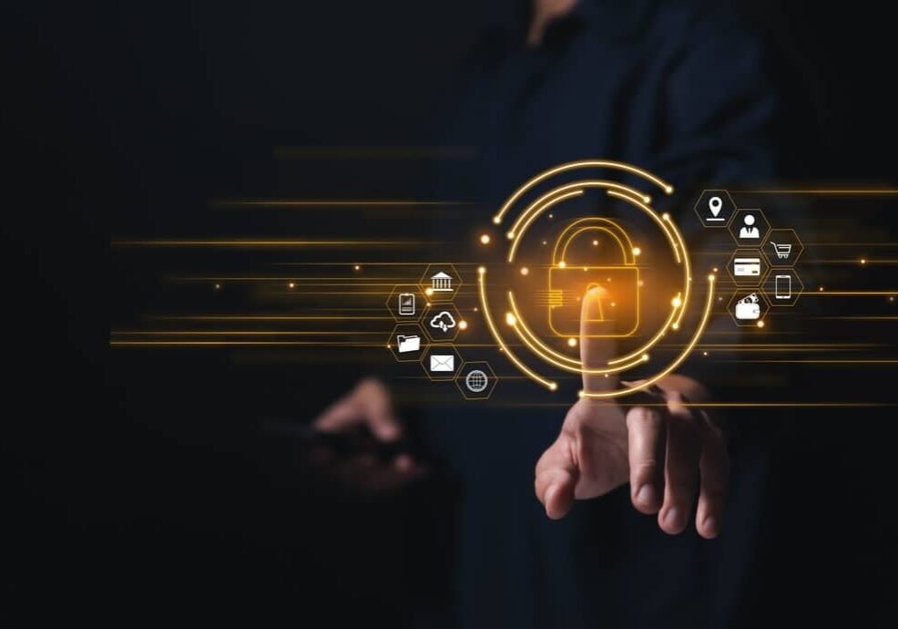 Internet network security concept