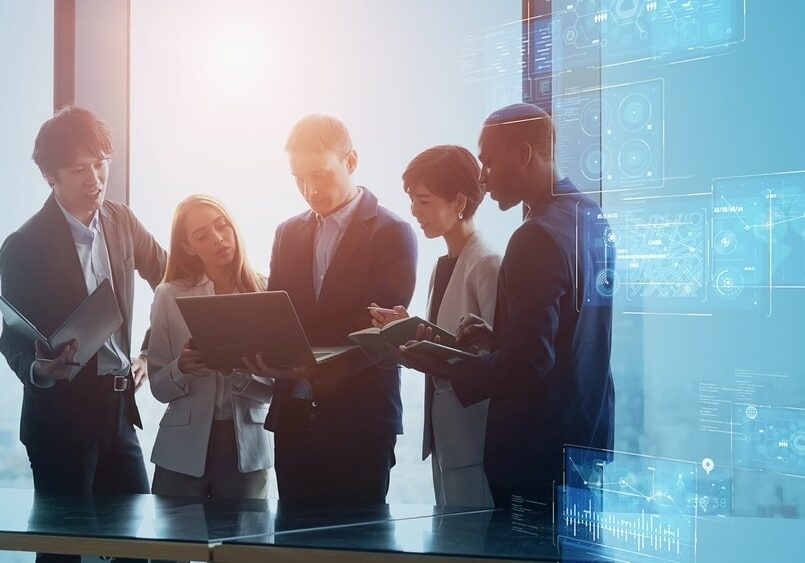 Business,And,Technology,Concept.,Management,Strategy. Business and technology concept
