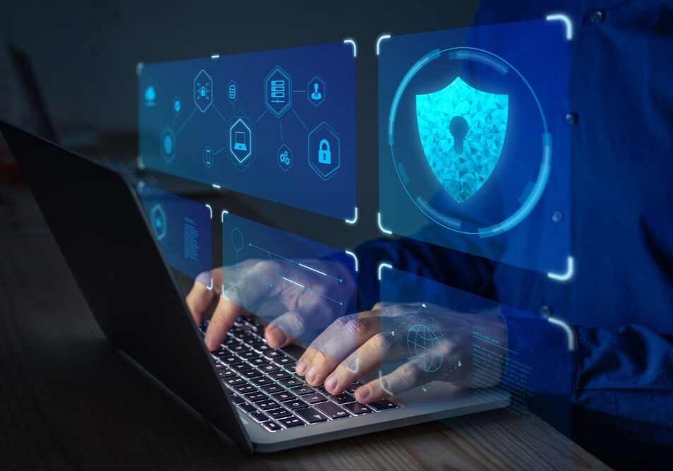 Cyber,Security,Expert,Working,On,Network,And,Data,Protection,On Cyber security expert working on network and data protection