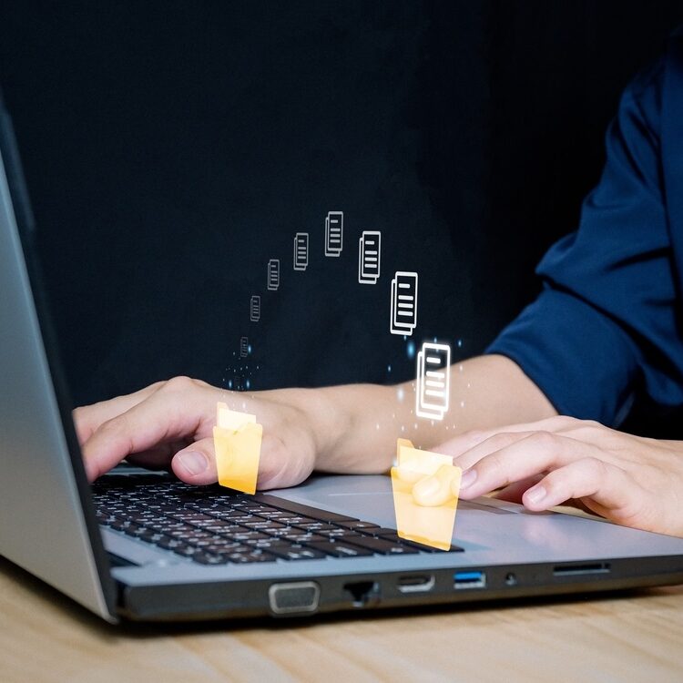 transferring data files data migration Backing up documents within the organization