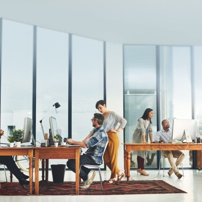 people and coworking space in office for business on project in company as developer in digital agency people and coworking space in office for business on project in company as developer in digital agency